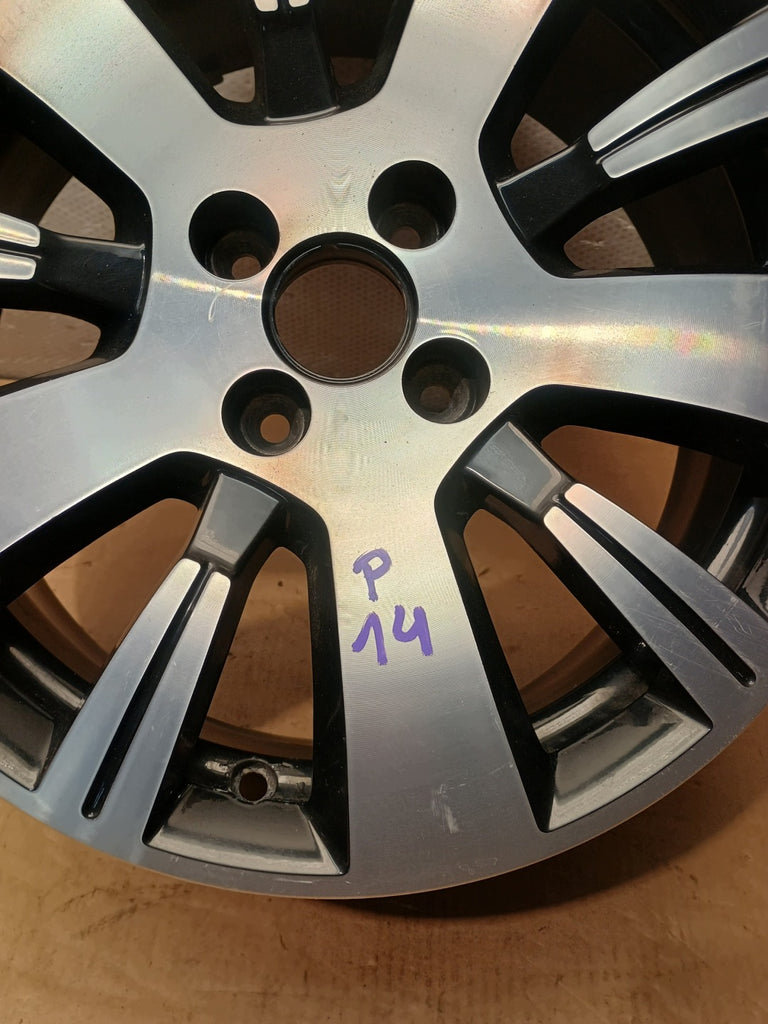 1x Alufelge 16 Zoll 6.0" 4x100 Schwarz 403000554R Renault Clio IV Captur I 1 FEL8498850594st