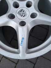 Load image into Gallery viewer, 1x Alufelge 18 Zoll 8.0" 5x130 57ET Glanz Silber 99736213600 Porsche Carrera FEL2744295706wb