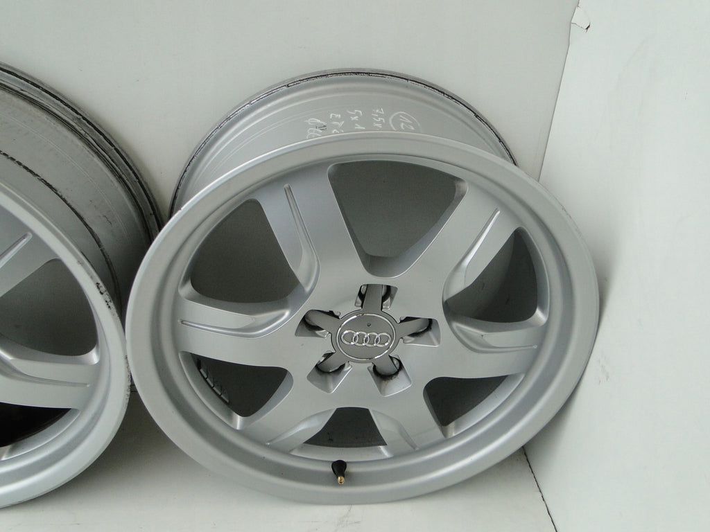 1x Alufelge 17 Zoll 7.5" 5x112 28ET Silber 8T0601025BS Audi Rim Wheel