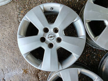 Laden Sie das Bild in den Galerie-Viewer, 4x Alufelge 16 Zoll 6.5" 5x110 41ET Glanz Silber Opel Vectra Rim Wheel FEL4250732169uv