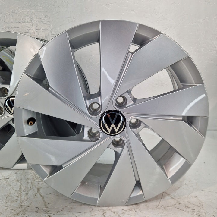 4x Alufelge 17 Zoll 6.5" 5x112 46ET Glanz Silber 5H0601025B- VW I Rim Wheel FEL7023344100io