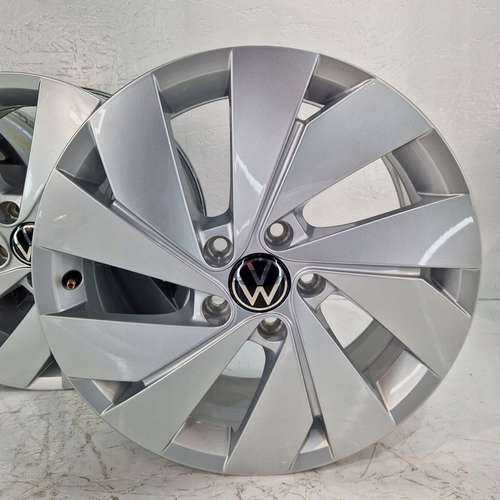 4x Alufelge 17 Zoll 6.5" 5x112 46ET Glanz Silber 5H0601025B- VW I Rim Wheel FEL7023344100io