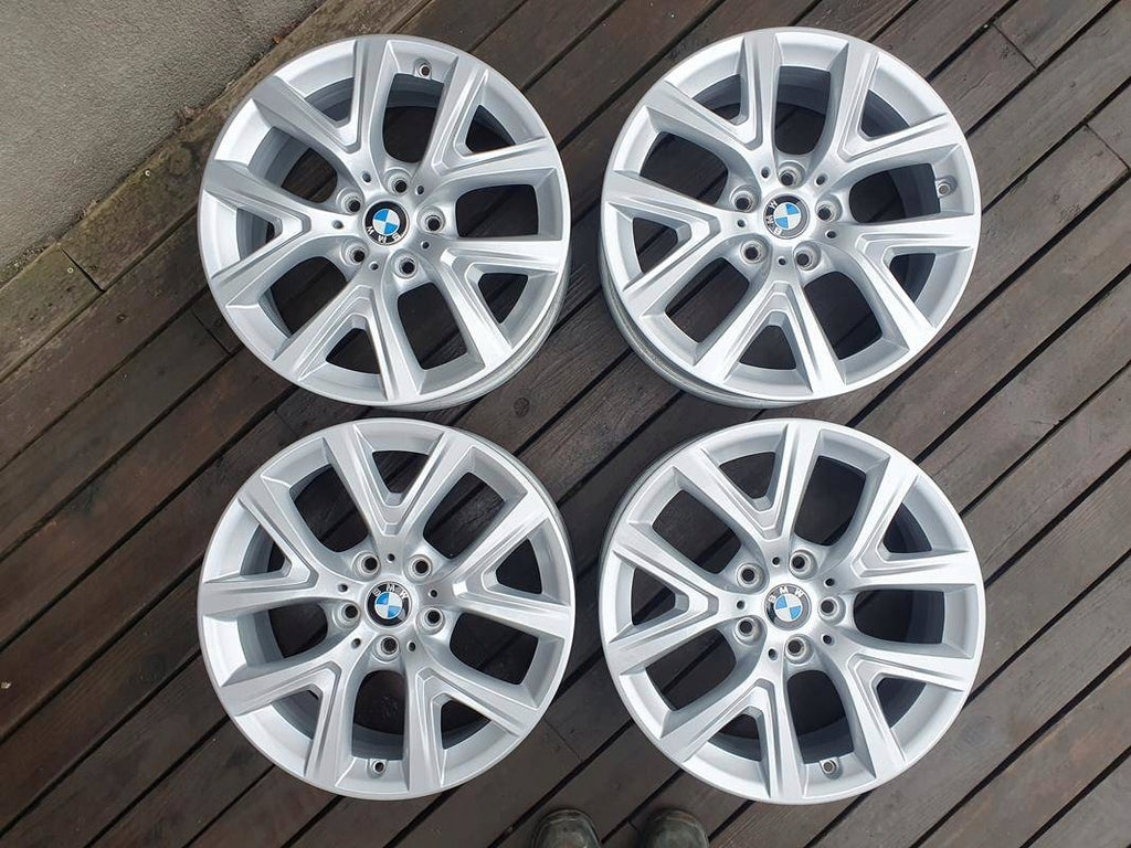 4x Alufelge 17 Zoll 6.5" 5x112 39ET Glanz Silber 6856076 BMW X1 F48 Rim Wheel FEL2322005038ey