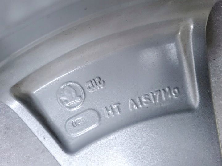 1x Alufelge 17 Zoll 6.5" 5x112 49ET Glanz Silber 565601025J Skoda Kodiaq FEL6410864776ve