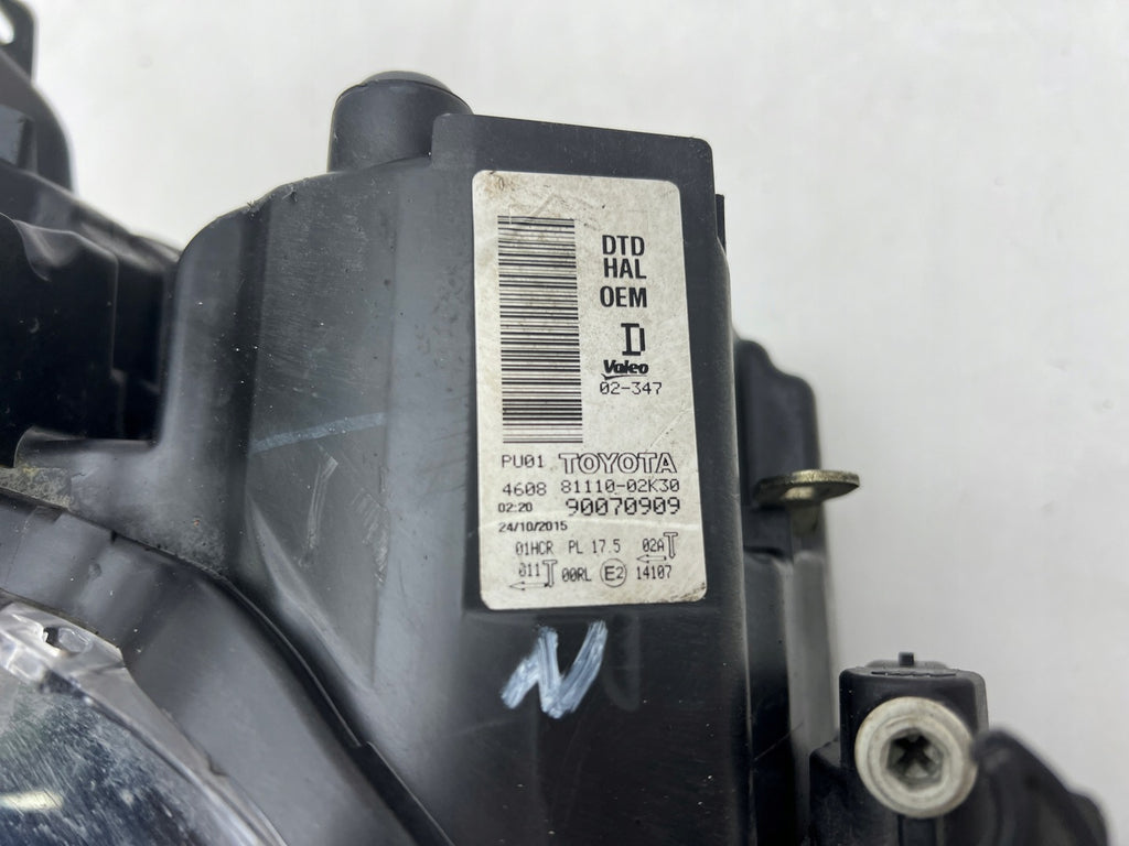 Frontscheinwerfer Toyota Auris 81110-02K30 LED Rechts Scheinwerfer Headlight