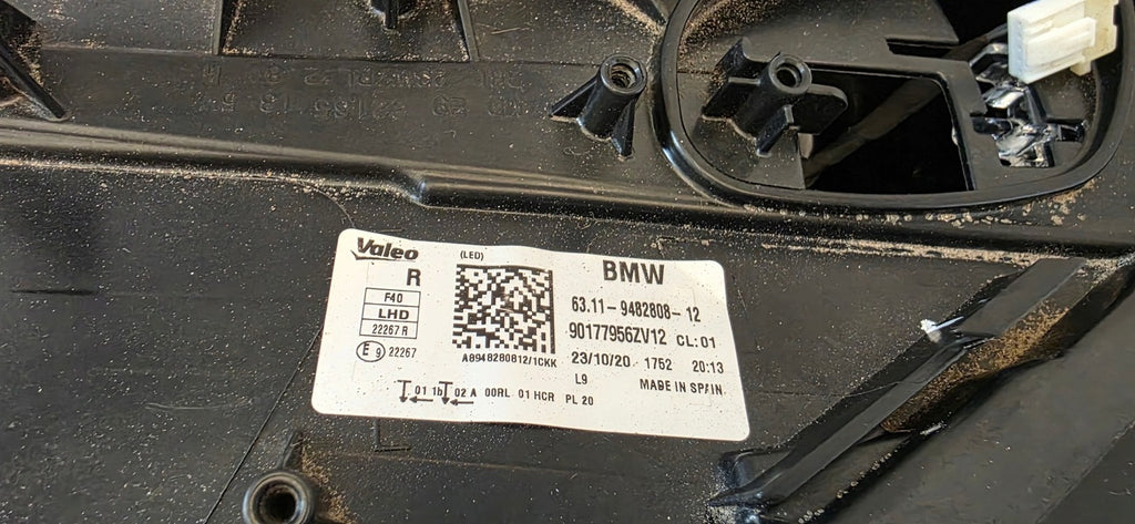 Frontscheinwerfer BMW 1 F40 9482808-12 LED Rechts Scheinwerfer Headlight SCH1973362517fz