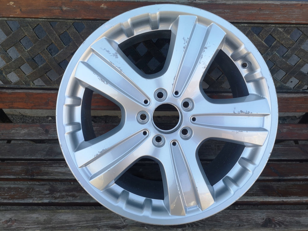 1x Alufelge 18 Zoll 8.0" 5x112 53ET Glanz Silber A1644016302 Mercedes-Benz