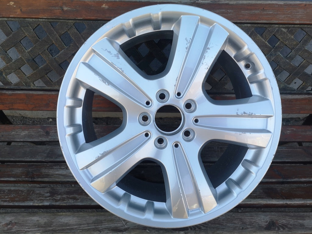 1x Alufelge 18 Zoll 8.0" 5x112 53ET Glanz Silber A1644016302 Mercedes-Benz FEL8360394090re