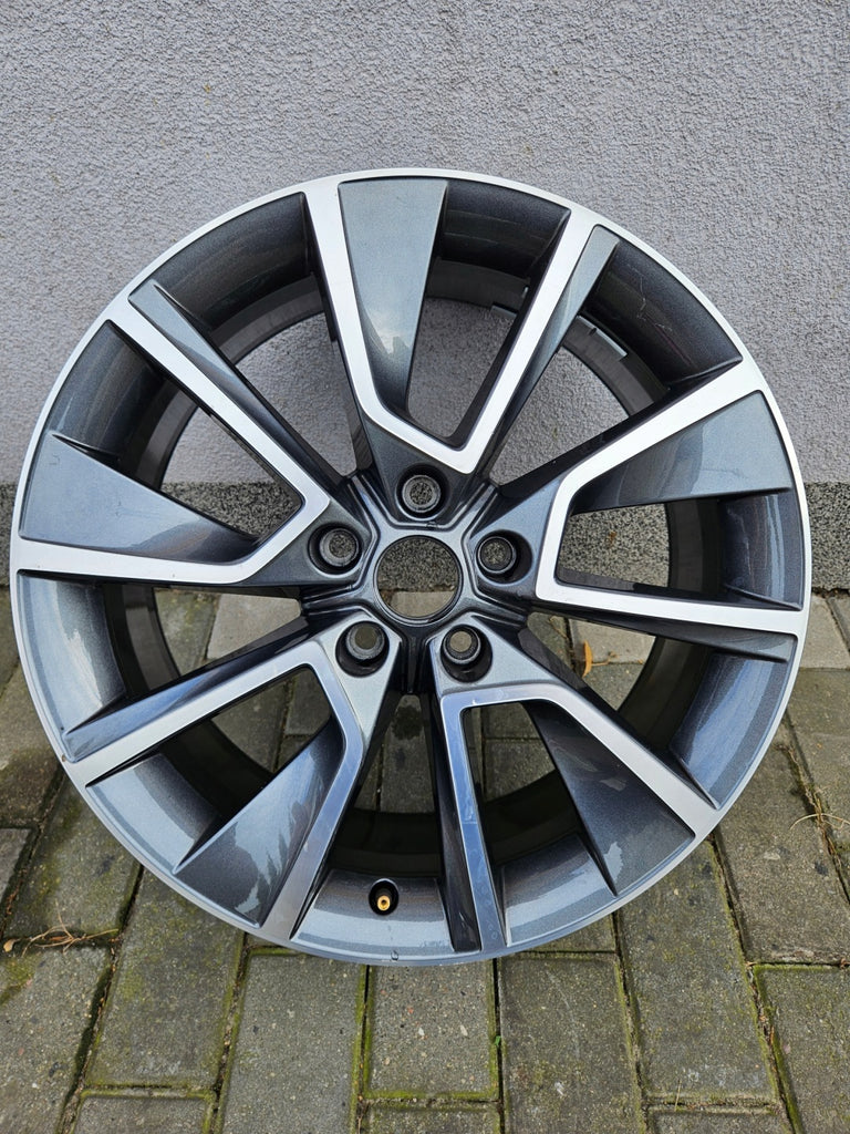 1x Alufelge 18 Zoll 7.0" 5x112 45ET Glanz Graphit 57A601025D Mg Kodiaq Rim Wheel FEL4120079619cp