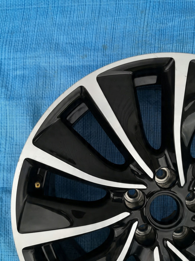 1x Alufelge 19 Zoll 7.0" 5x108 38ET Glanz Schwarz YP00174580 Opel Grandland X