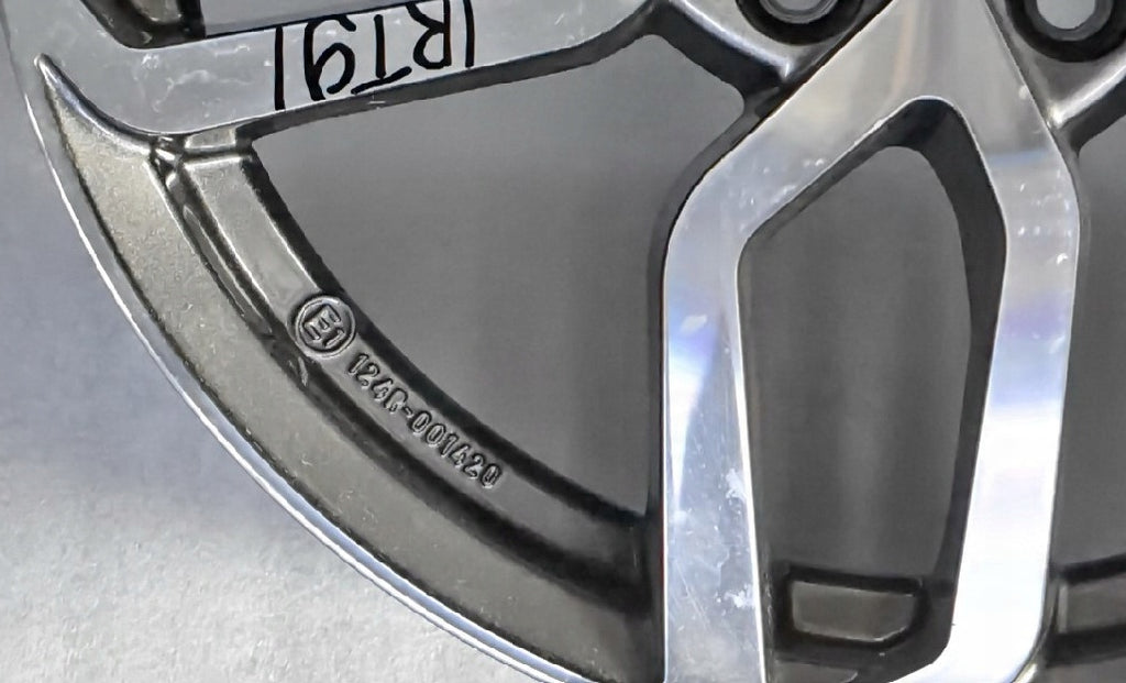 1x Alufelge 17 Zoll 7.0" 5x114.3 53ET Glanz Graphit 124R-001420 Kia Proceed Mg