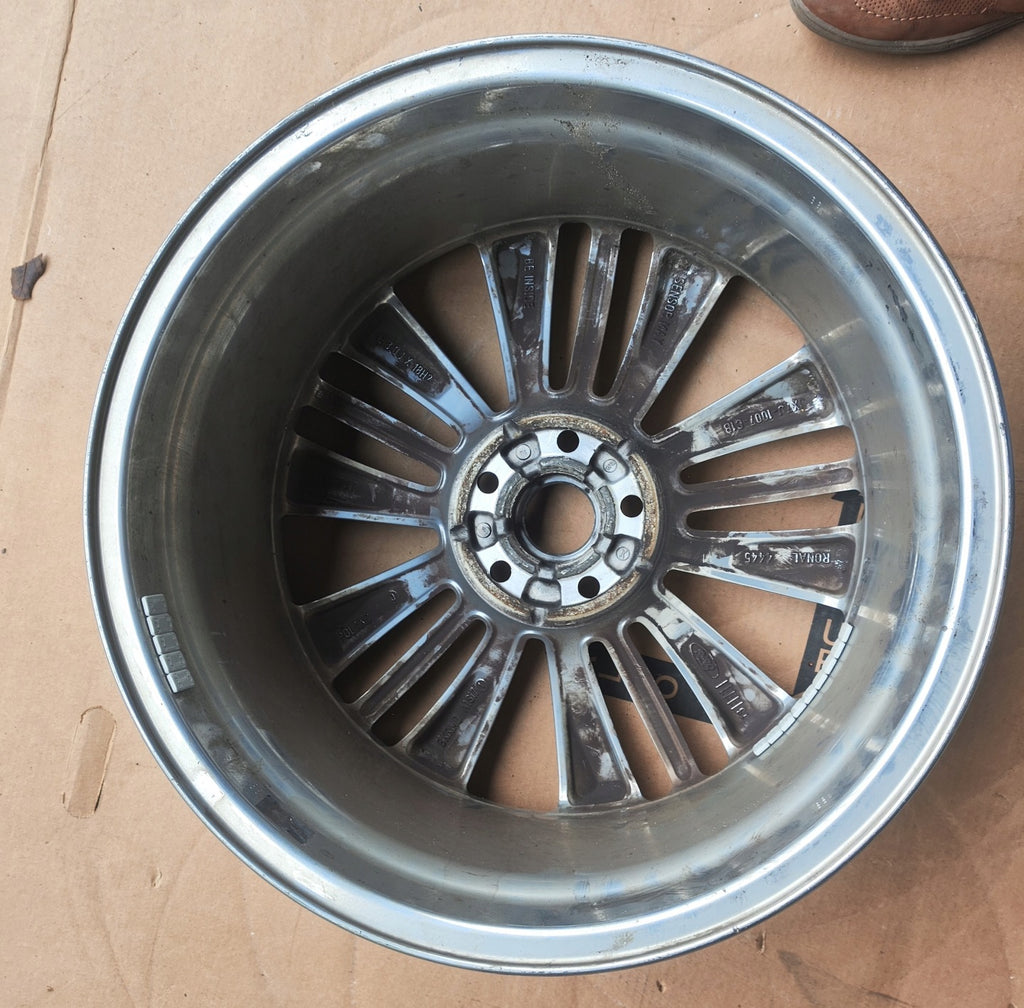 1x Alufelge 18 Zoll 8.0" 5x108 55ET Glanz Schwarz JX7J-1007-C1B Ford Mondeo Kuga FEL8518565056uy