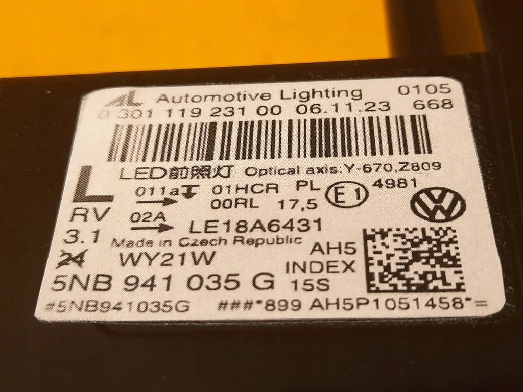 Frontscheinwerfer VW Tiguan 5NB941035G LED Links Scheinwerfer Headlight