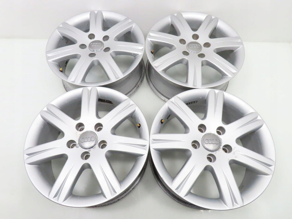 4x Alufelge 18 Zoll 7.5" 5x130 53ET Silber 4L0071498666 Audi Q7 Rim Wheel FEL1633478044yp
