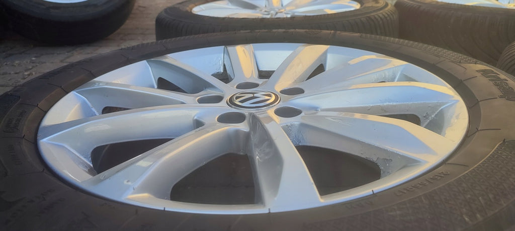 4x Alufelge 17 Zoll 6.5" 5x112 41ET Glanz Silber 3G0601025C VW Passat B8 FEL3742097945ul