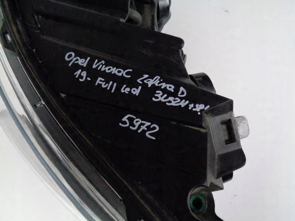 Frontscheinwerfer Opel Zafira Vivaro C 9832837680 Xenon Links Headlight