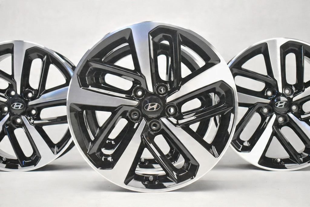 4x Alufelge 18 Zoll 7.5" 5x114.3 52ET Glanz Graphit 52910-J9300 Hyundai Kona Mg