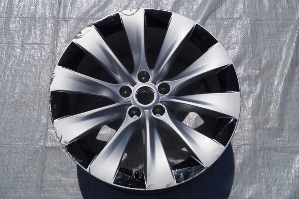 1x Alufelge 20 Zoll 10.0" 5x120 35ET Silber 1027225-00-B Tesla Model X Rim Wheel FEL7312587332zp