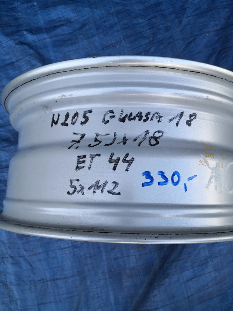 1x Alufelge 18 Zoll 7.5" 5x112 44ET Silber A2054018800 Mercedes-Benz W205 FEL2169471748ft