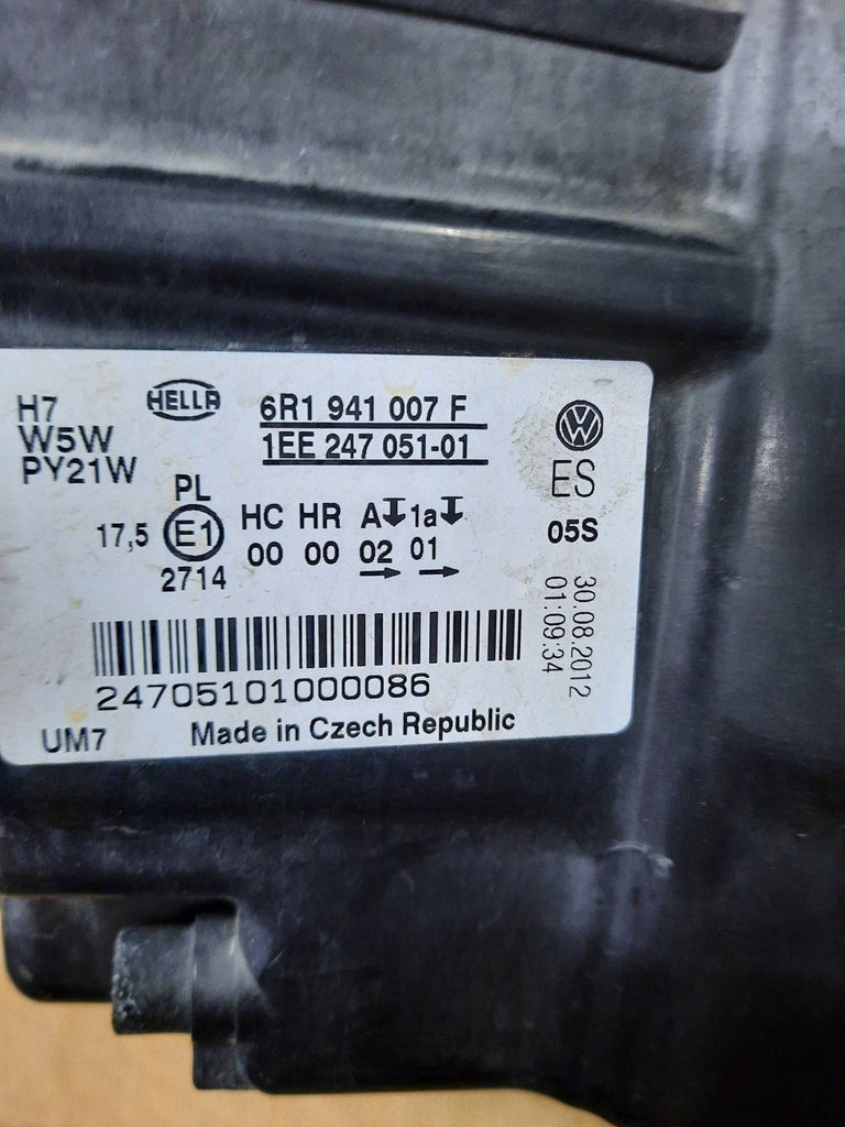 Frontscheinwerfer VW Polo 6r 6R1941007F Links Scheinwerfer Headlight SCH7762176691uv