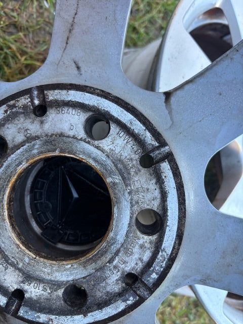 1x Alufelge 17 Zoll 7.5" 5x112 47 5ET Matt Silber A2044013502 Mercedes-Benz W204 FEL9903200832tg