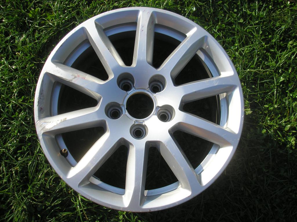 1x Alufelge 16 Zoll 7.5" 5x112 45ET Glanz Silber Audi A6 A4 Rim Wheel