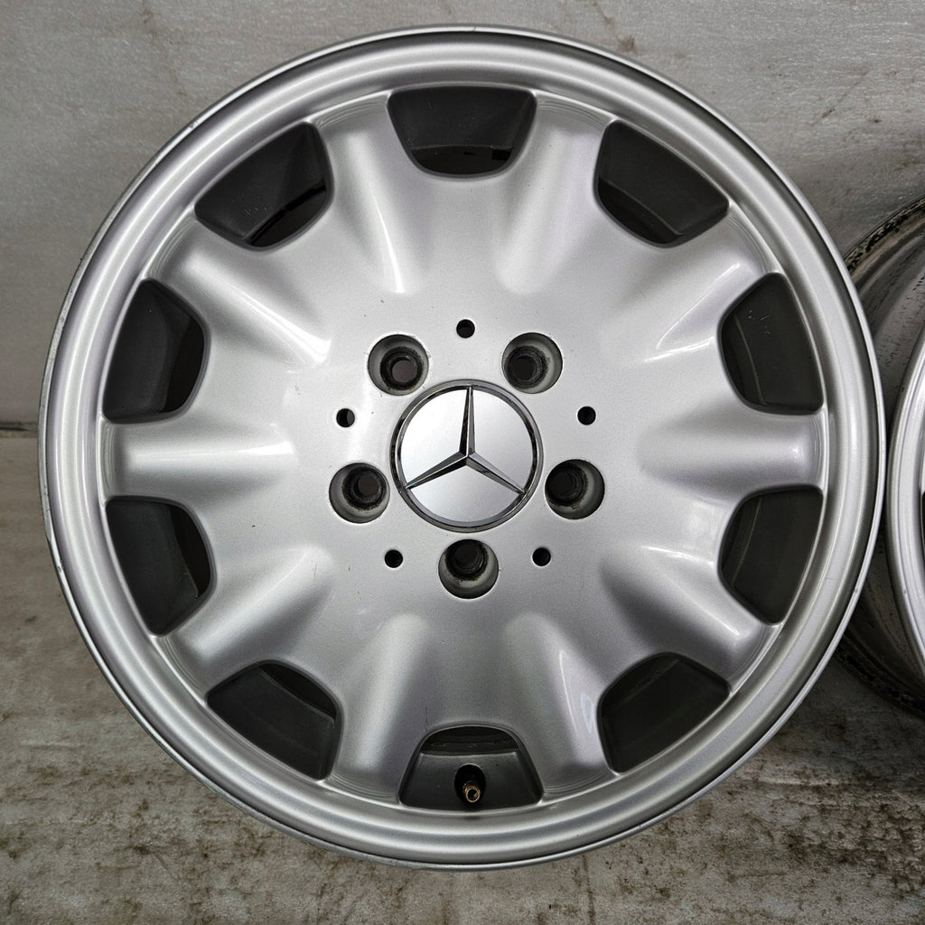 4x Alufelge 15 Zoll 6.5" 5x112 37ET A2104010502 Mercedes-Benz W210 W169 FEL4199440650cf