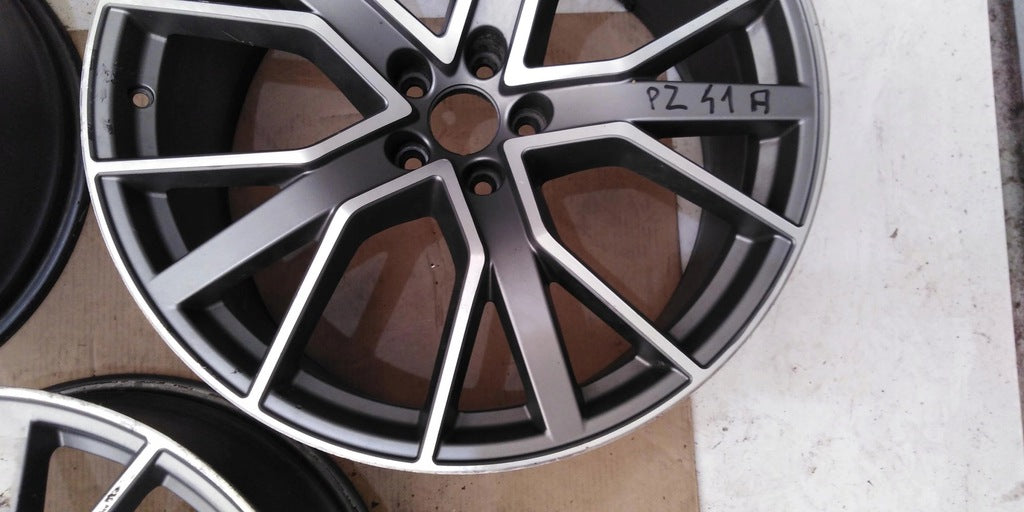 1x Alufelge 21 Zoll 9.5" 5x112 25ET Matt Silber 4G060102 Audi A6 Rim Wheel FEL1659515386za