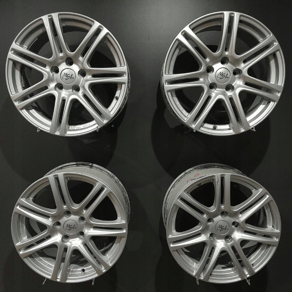 4x Alufelge 17 Zoll 7.5" 5x112 45ET Glanz Silber Mercedes-Benz Coupe Rim Wheel FEL6192973434xn