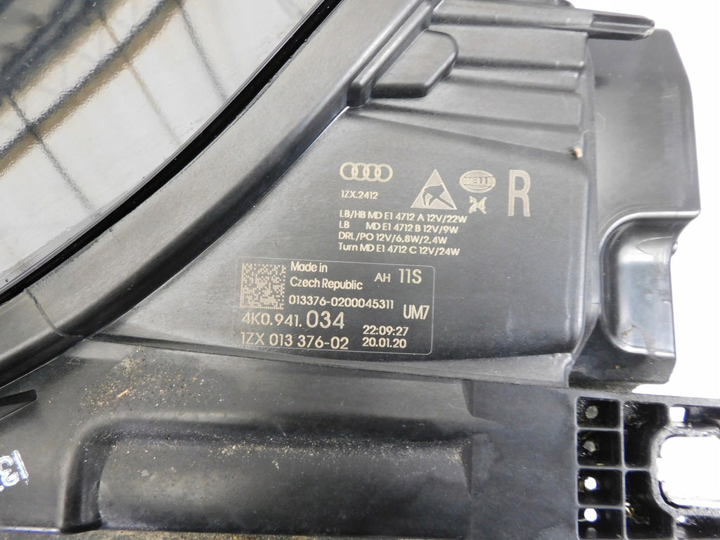 Frontscheinwerfer Audi A6 C8 4K0941034 LED Rechts Scheinwerfer Headlight