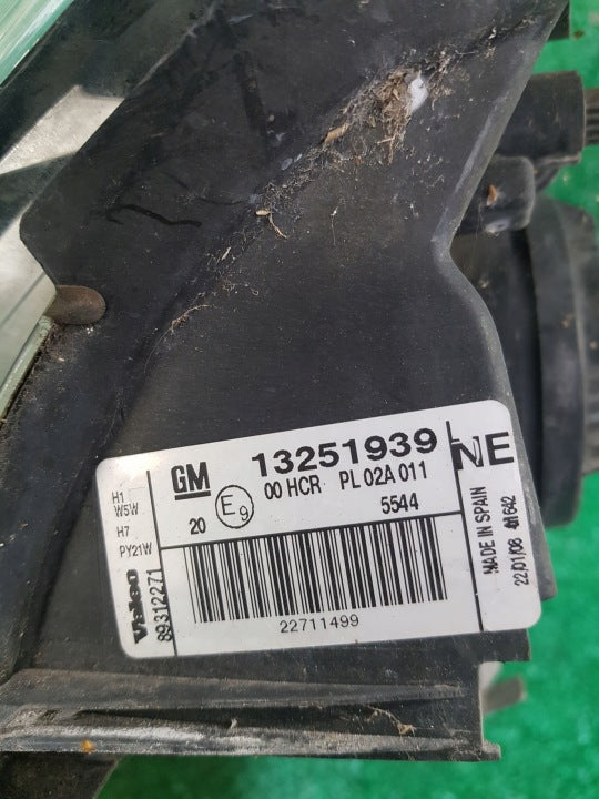 Frontscheinwerfer Opel Vectra C 13251939 Links Scheinwerfer Headlight SCH1404129448cs