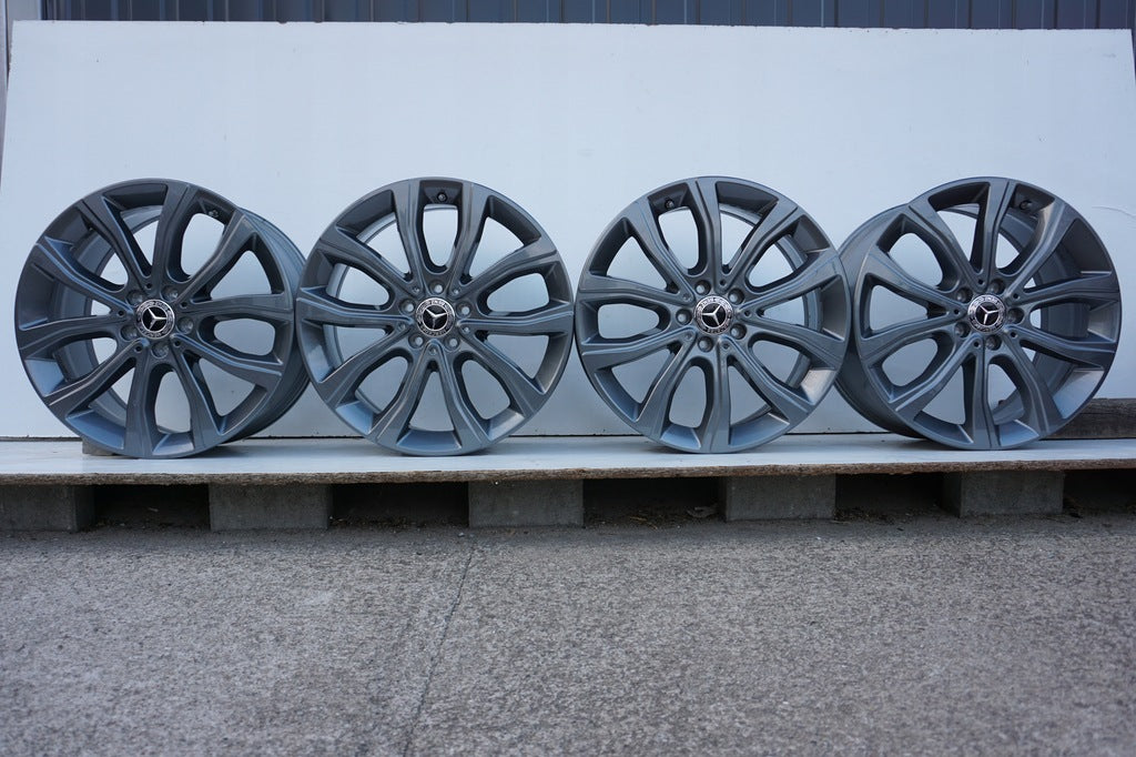 4x Alufelge 19 Zoll 8.0" 5x112 56ET Glanz Graphit A1664011500 Mercedes-Benz W166 FEL7367203493uw
