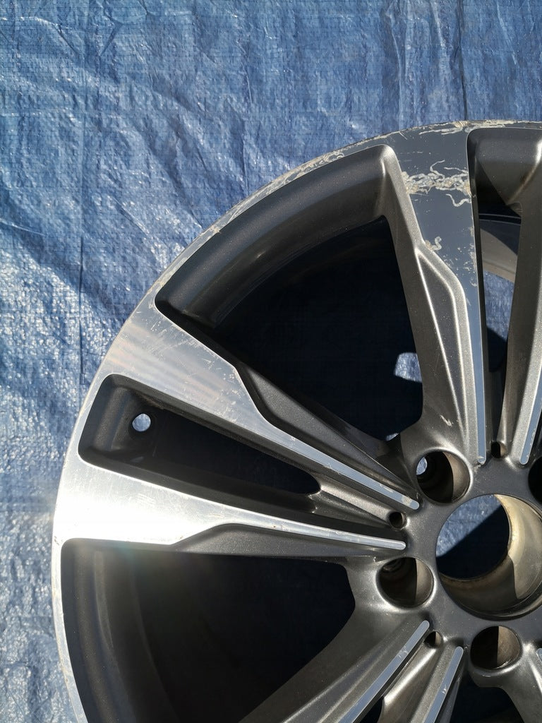 1x Alufelge 19 Zoll 9.5" 5x112 48ET Glanz Grau A2184012602 Mercedes-Benz Cls FEL7154831704aw