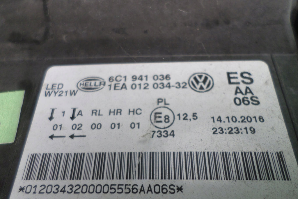 Frontscheinwerfer VW Polo 6c1 6C1941036 Full LED Rechts Scheinwerfer Headlight SCH6954954739ll