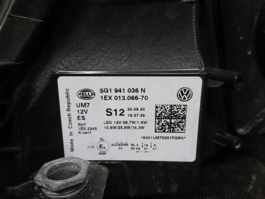 Frontscheinwerfer VW Golf VII 5G1941036N LED Rechts Scheinwerfer Headlight SCH2693157154cw