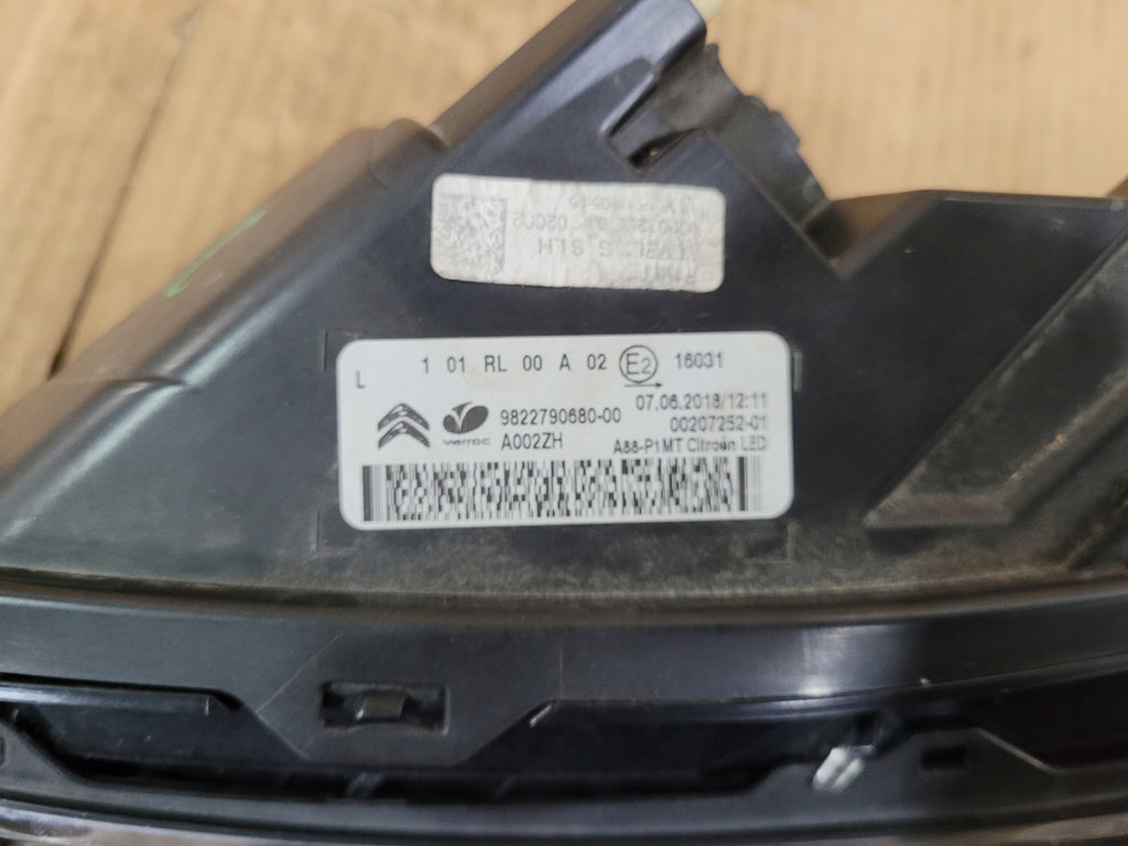 Frontscheinwerfer Citroën C3 Aircross 9822790680 Links Scheinwerfer Headlight SCH3177071318xv