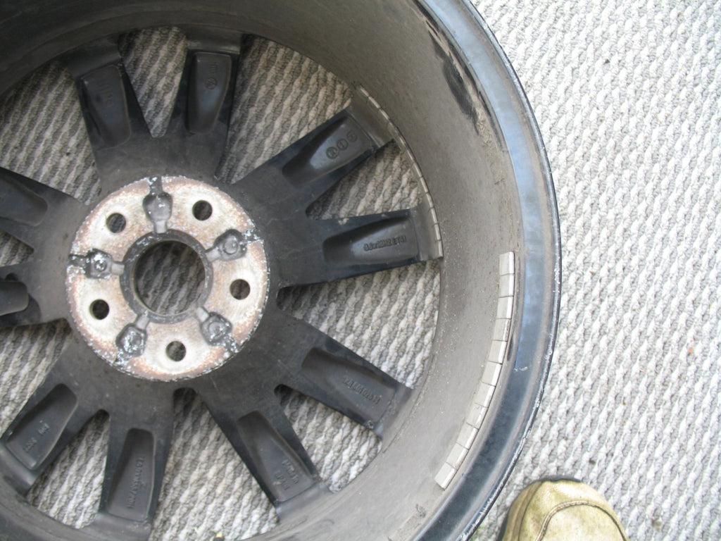 1x Alufelge 18 Zoll 8.0" 5x112 41ET Glanz Schwarz 1K8601025M VW Scirocco FEL6819261936rp
