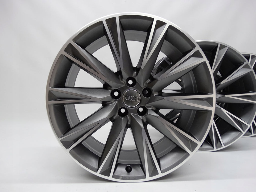 4x Alufelge 20 Zoll 9.0" 5x112 38ET Glanz Schwarz 4KE071490A Audi E-Tron FEL7806441088du