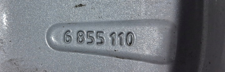 1x Alufelge 17 Zoll 7.0" 5x112 54ET Matt Schwarz 6855110 Mini F56 F55 Rim Wheel FEL6564218123tx