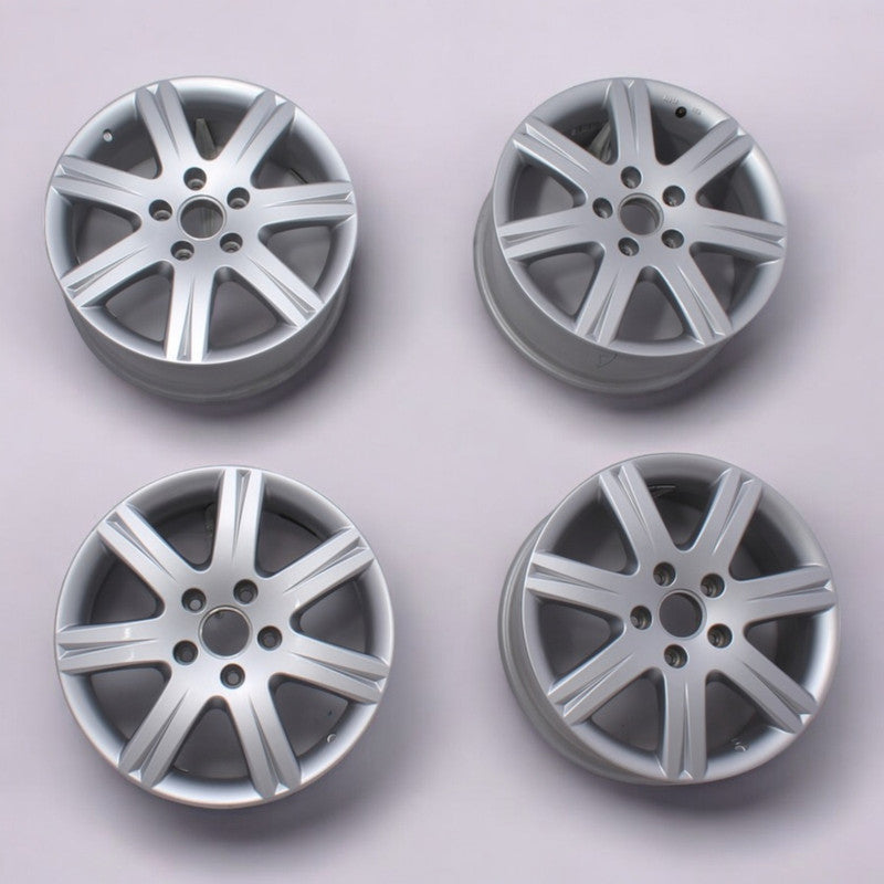 4x Alufelge 18 Zoll 7.5" 5x130 53ET Glanz Silber 4L0071498666 Audi Rim Wheel