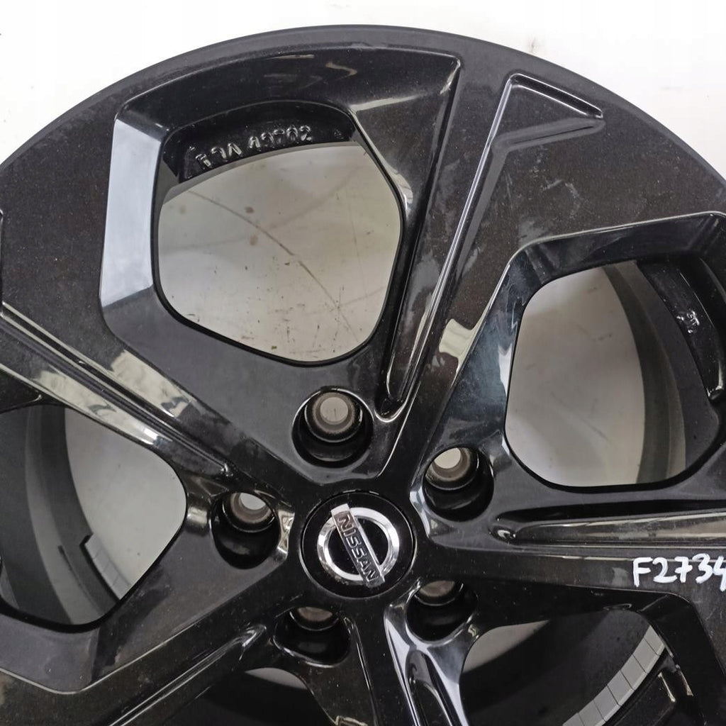 1x Alufelge 17 Zoll 7.0" 5x114.3 45ET Glanz Schwarz KE409-4C200 Nissan Juke FEL8544148243yd