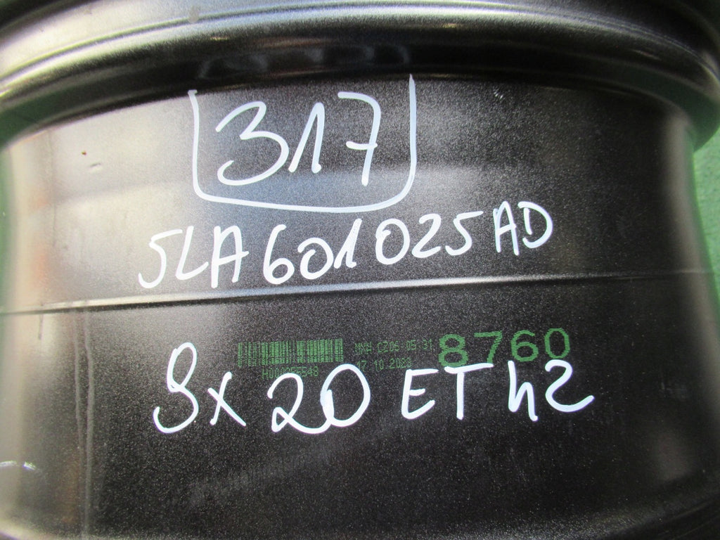 1x Alufelge 20 Zoll 9.0" 5x112 42ET Glanz Grau 5LA601025 Mg Enyaq Rim Wheel FEL6283563812cw