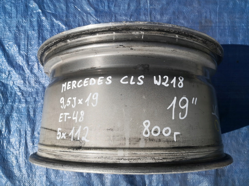 1x Alufelge 19 Zoll 9.5" 5x112 48ET Glanz Grau A2184012602 Mercedes-Benz Cls FEL7154831704aw
