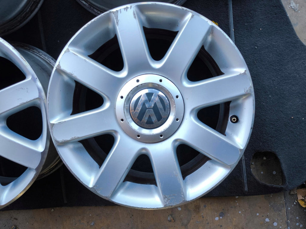 4x Alufelge 16 Zoll 6.5" 5x112 50ET 1K0601025R Audi 100 Leon Octavia Passat FEL5184606115yv