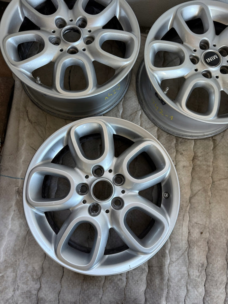 1x Alufelge 16 Zoll 6.5" 5x112 54ET Glanz Silber 006855103 Mini Rim Wheel FEL7110741961fn