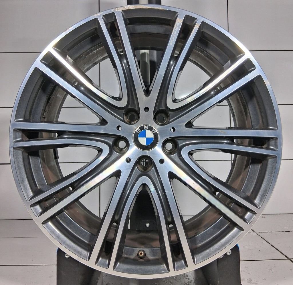 1x Alufelge 20 Zoll 8.0" 5x112 30ET Glanz Grau 8053501KOD 87169090 BMW G31 G30 FEL7411096476jz