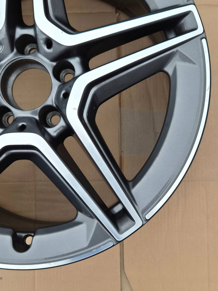 1x Alufelge 18 Zoll 7.5" 5x112 44ET Glanz Grau A2054019500 Mercedes-Benz W205 FEL3618456265gn