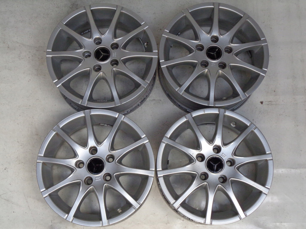 4x Alufelge 15 Zoll 6.5" 5x112 45ET Mercedes-Benz Rim Wheel FEL5298461216mb