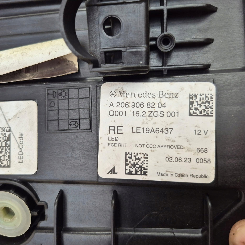 Frontscheinwerfer Mercedes-Benz W206 A2069068204 Full LED Rechts Headlight SCH8485916092wb