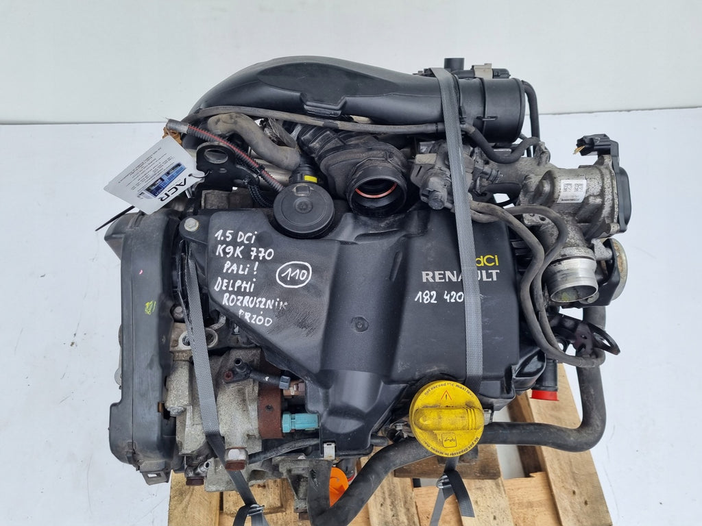 Motor Renault Modus K9K770 1.5 DCI 75PS 182TKm 2004 Diesel Engine Komplett